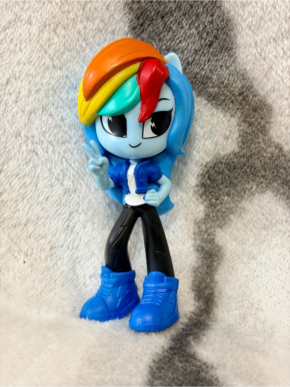 2018 MLP Equestria Girls RainbowDash 3”Mini Figure Equestria Girls Spin-Off Line